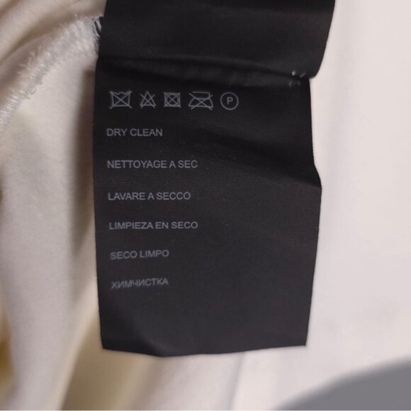 NWT CLUB MONACO Women’s ANGILE Mini DRESS ROBE WHITE/BLANC Size MEDIUM - Picture 10 of 11